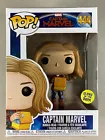 Funko Pop! Marvel #444 Captain Marvel w/ Lunchbox Movie GITD Carol Danvers MCU