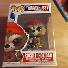Funko Pop Marvel #531 Rocket Holiday Christmas Guardians Of The Galaxy