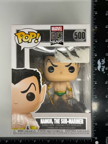 Funko Pop! Marvel 80th Namor The Submariner #500 Vinyl Figure A04