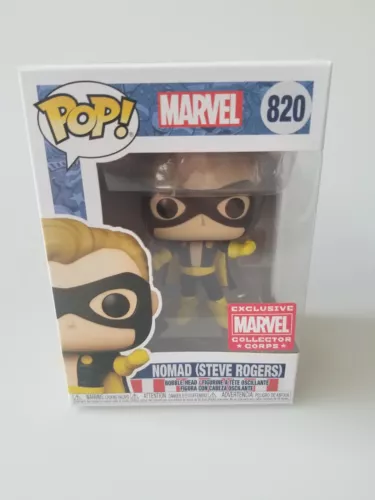 Funko POP! Marvel 820 Nomad (Steve Rogers) Collector Corps Exclusive