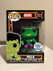 Funko Pop! Marvel #822 Hulk Black Light Funko Shop Exclusive with Protector