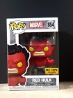 Funko Pop Marvel 854 Red Hulk Exclusive + Protector
