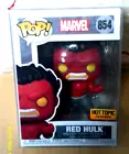 Funko Pop! Marvel 854 Red Hulk Hot Topic New w/protector