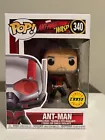 Funko Pop! Marvel Ant-Man & The Wasp #340 Ant-Man (Unmasked) CHASE w/Protector