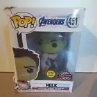 Funko Pop Marvel Avengers Endgame Hulk #451 Exclusive GITD