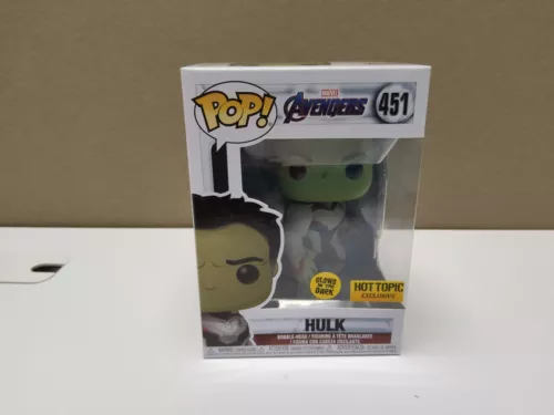 Funko POP! Marvel Avengers Endgame Hulk GITD #451 (Hot Topic Exclusive)
