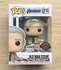 Funko Pop Marvel Avengers Endgame Old Man Steve #915 + Free Protector