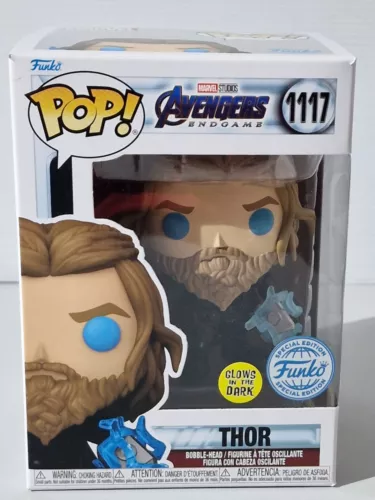 Funko Pop! Marvel Avengers Endgame Thor GITD Special Edition 1117 Bobble-Head