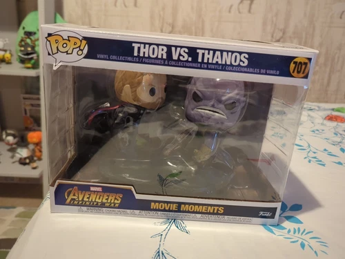 Funko POP Marvel Avengers Infinity War Thor vs. Thanos Movie Moment #707