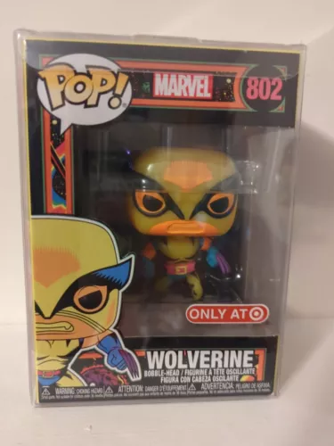 Funko Pop Marvel Black Light Wolverine #802 Target Exclusive 🎯 Ships ASAP
