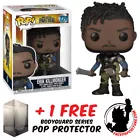 FUNKO POP MARVEL BLACK PANTHER ERIK KILMONGER #278 VINYL FIGURE + POP PROTECTOR