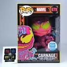 Funko Pop! Marvel Blacklight Carnage Limited Edition #678
