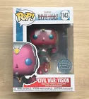 Funko Pop Marvel Captain America Civil War Vision #1143 + Free Protector