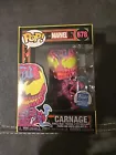 Funko Pop Marvel Carnage #678 Black Light Funko Shop Exclusive