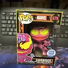 Funko Pop! Marvel Carnage Blacklight Limited Edition #678 Pop Protector