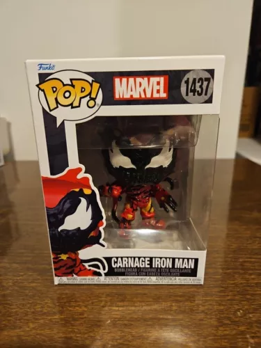 Funko Pop! Marvel Carnage Iron Man  Collectible Vinyl Figure #1437 DOUBLE BOXED
