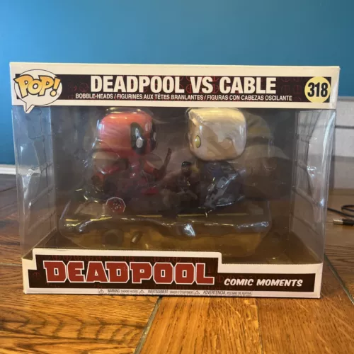 Funko - POP Marvel: Comic Moments - Deadpool vs. Cable #318