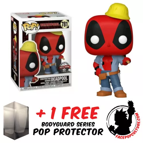FUNKO POP MARVEL DEADPOOL 30TH ANN CONSTRUCTION WORKER DEADPOOL #781 EXCLUSIVE