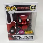 FUNKO POP! MARVEL DEADPOOL PANDAPOOL BOBBLE HEAD FLOCKED 328 HOT TOPIC EXCLUSIVE