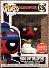 FUNKO POP MARVEL DEADPOOL SEASON SNOW DAY DEADPOOL # 1296 EXCLUSIVE GAMESTOP