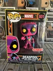 Funko Pop! Marvel - Deadpool - Target (Exclusive) Blacklight #801 W/ Protector