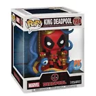 Funko Pop Marvel Deluxe #724 KING DEADPOOL ON THRONE PX Previews Exclusive MINT
