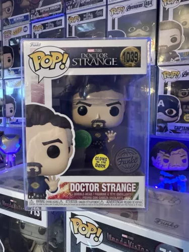 funko pop marvel doctor strange Gitd Special Ed 1039 Glow In Protector