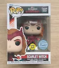 Funko Pop Marvel Doctor Strange Multiverse Scarlet Witch GITD #1007 + Protector