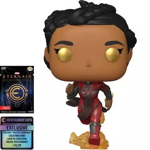 Funko POP! : Marvel Eternals #734- Makkari With Collectible Card & Protector