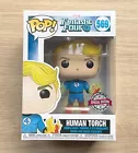 Funko Pop Marvel Fantastic Four Human Torch #569 + Free Protector