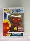Funko POP! Marvel Fantastic Four Human Torch Translucent #572 Vinyl Figure E04