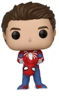 Funko Pop! Marvel Game Verse Spider-Man Unmasked Spider-Man #395 With Protector