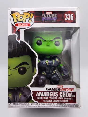 Funko Pop! Marvel Gamerverse Future Fight Amadeus Cho as Hulk #336 Vaulted