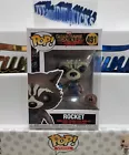 Funko POP! Marvel Guardians Rocket (Mission Breakout) #491 Disney Parks Ex. Read