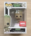 Funko Pop Marvel I Am Groot - Groot Surfing MCC #1056 + Free Protector