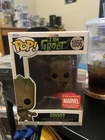 Funko Pop! Marvel I am Groot Surfing #1056 Marvel Collector Corps Exclusive