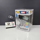 Funko Pop Marvel  Infamous Iron Man #677 (GITD) Px Preview w/Protector Dr Doom