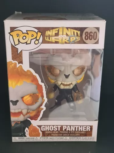 Funko Pop! Marvel: Infinity Warps - Ghost Panther Vinyl Figure No 860