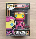 Funko Pop Marvel Iron Man Black Light #649 + Free Protector