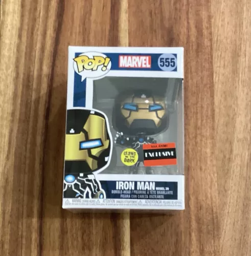 Funko Pop! Marvel - Iron Man (Model 39) #555 GITD AAA Anime Exclusive
