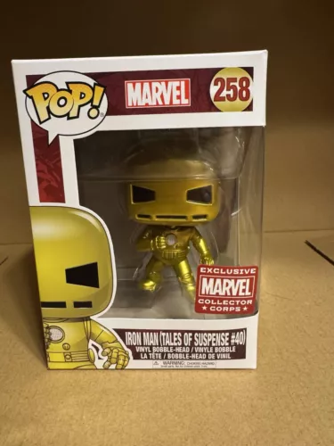 FUNKO POP MARVEL IRON MAN (TALES OF SUSPENSE #40) EXCLUSIVE #258