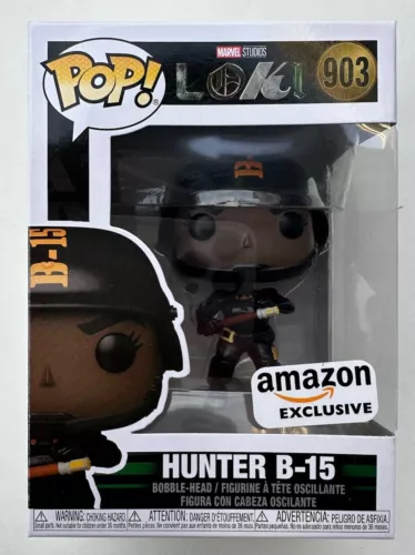 Funko Pop! Marvel Loki: Hunter B-15 Amazon Exclusive 903 with Protector