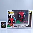 Funko Pop! Marvel Mermaid Deadpool Metallic Special Edition #321