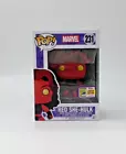 Funko Pop! Marvel Red She Hulk #231 2017 SDCC LE ED Sticker w/Protector Flawed