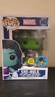 Funko Pop! Marvel She-Hulk #147 GITD Comikaze Exclusive Vaulted/Retired