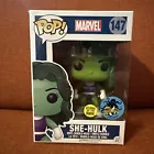Funko POP! Marvel She-Hulk #147 Glow in the Dark Comikaze Exclusive Vinyl W Case