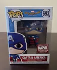 Funko Pop! Marvel Spider-Man Homecoming Captain America 693 Exclusive Figure