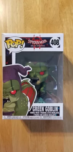Funko Pop! Marvel Spider-Man into the Spider-verse Green Goblin #408 Double box