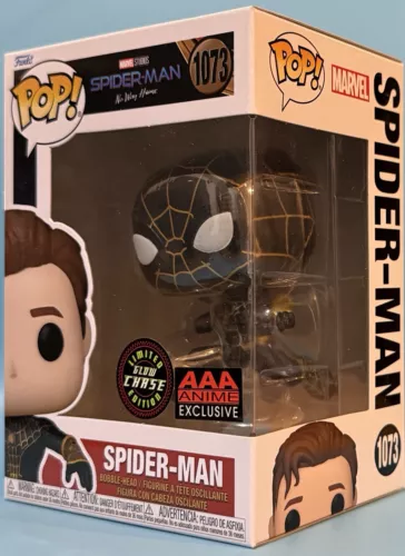 Funko Pop! Marvel Spider-Man No Way Home Spider-Man (AAA GITD) #1073 CHASE