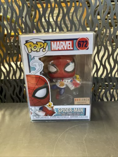 Funko Pop! Marvel Spiderman #672 BoxLunch Exclusive W/ Protector C26